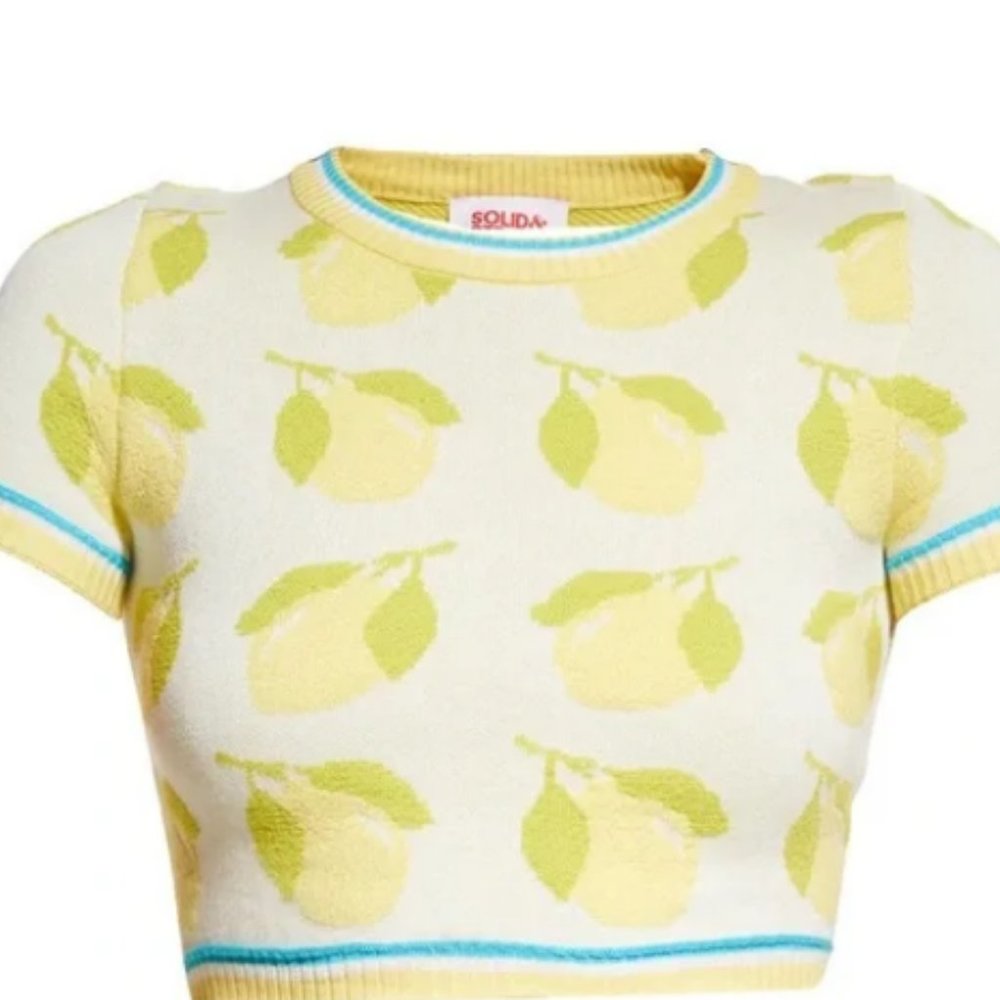 Solid & Striped June Crop Top